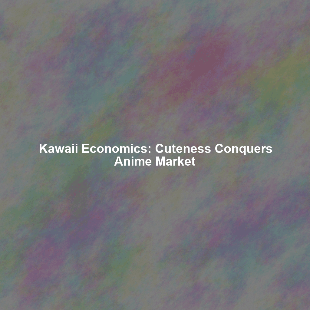 Kawaii Economics: Cuteness Conquers Anime Market